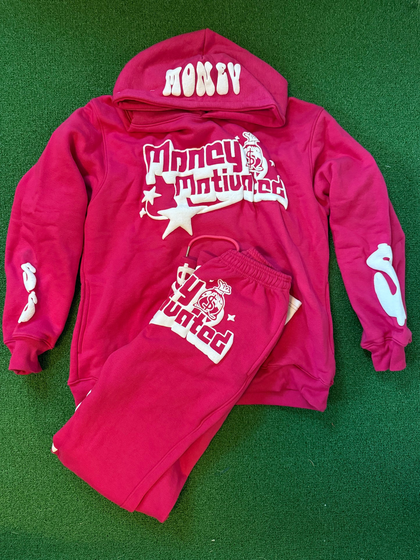 "Money Motivated" Puff Print Sets