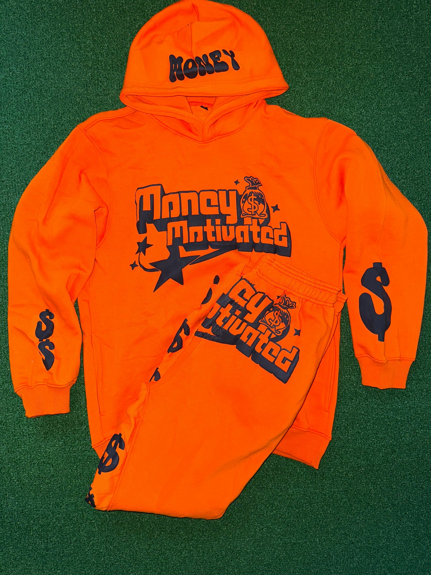 "Money Motivated" Puff Print Sets