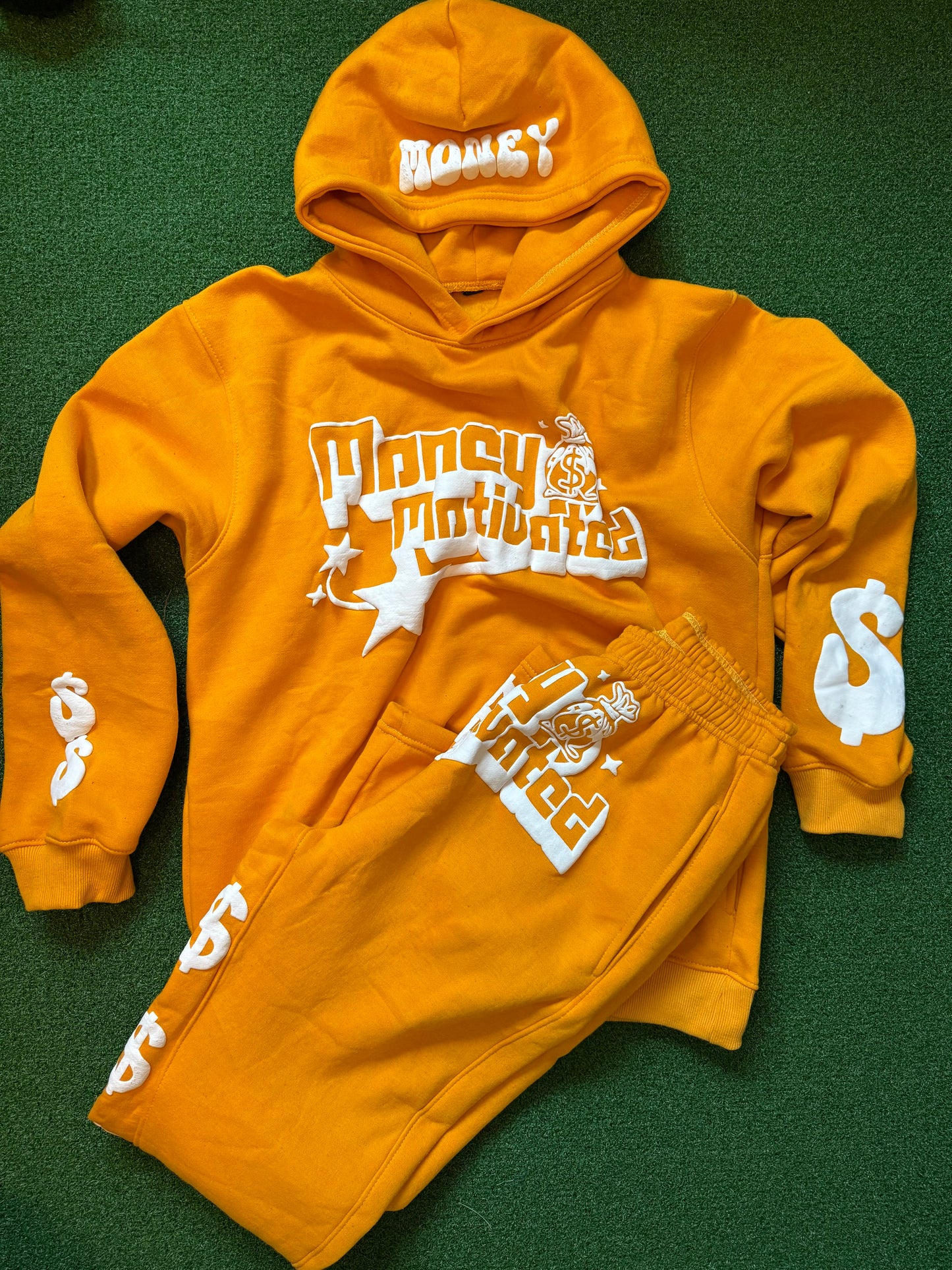 "Money Motivated" Puff Print Sets